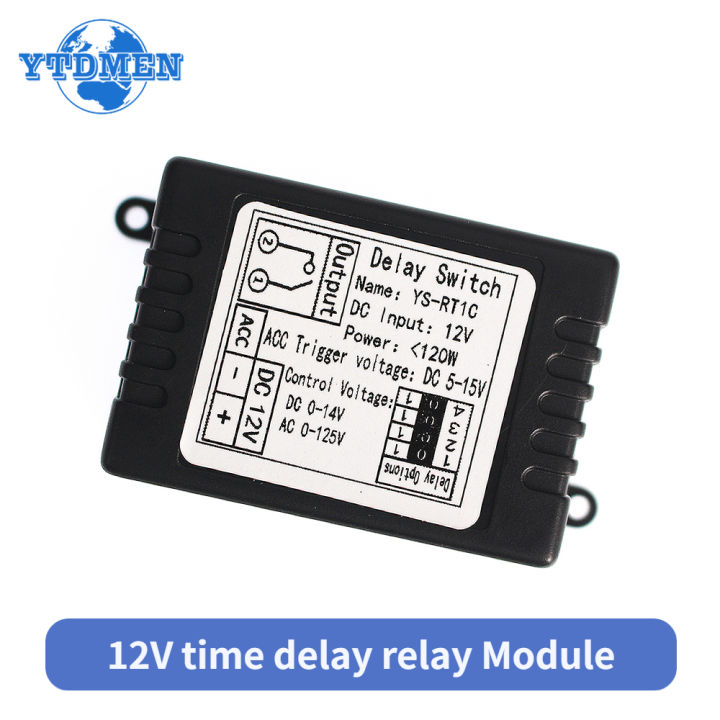 Timer Delay Module Car Power 1PCS 12V Time Delay Relay Module Turn on Delay Switch Module, Car ...