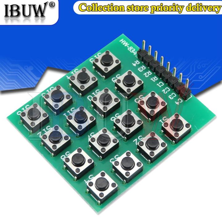 5PCS%208pin%204*4%204x4%20Matrix%2016%20Keys%20Button%20Keypad%20Keyboard%20Breadboard%20Module%20MCU%20for%20arduino%20Diy%20Kit%20-%20Image%204