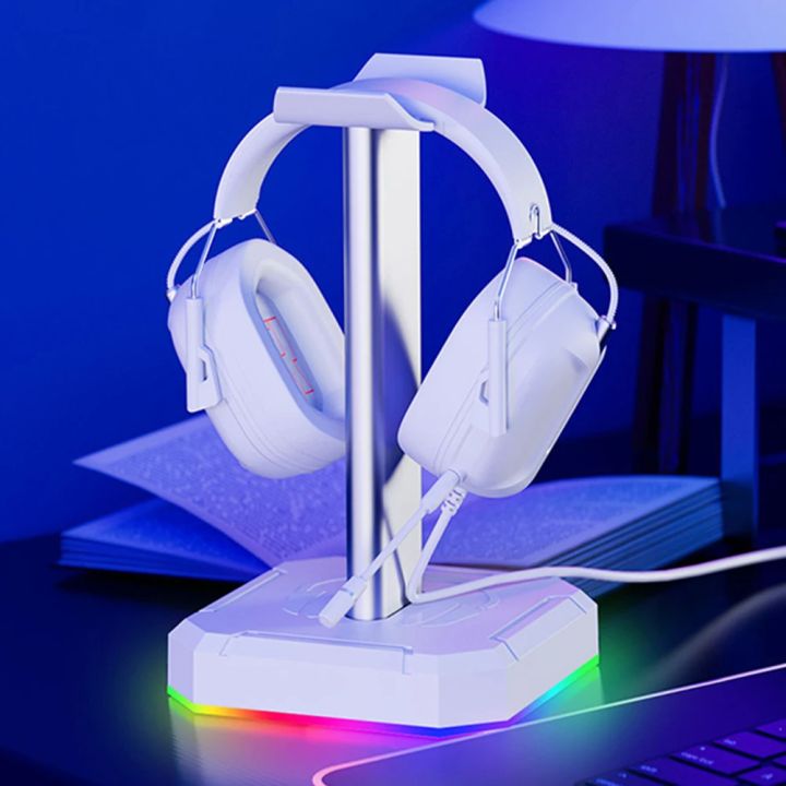 Headphone Bracket Display Rack RGB Backlight Head Mounted Headphone ...