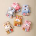 Kid's Warm Thick Flip Half Finger Gloves Boys Girls Winter Warm Gloves Cartoon Cute Rabbit Gloves Daily Crawling Outing Gloves.