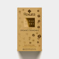 Rakura Calming Organic Chamomile 20TB | Prime Super Herbs | Caffeine Free | Next Gen Magic Knot Teabag - No Plastic, Bleach & Glue | Home Compostable. 