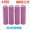 18650 3.7V Lithium Rechargeable Battery-Better Quality 4pcs - 3.7 volt battery. 