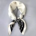 Luxury Printing Silk Square Scarf Women Neck Hair Tie Band Beach Hijab Kerchief Head Headbands Bandana Female Foulard 70cm. 