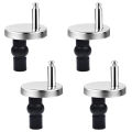 2Pcs Toilet Seat Hinges Top Fix Hinge Pack Mountings Replacement Release Quick Screws For Toilet Bathroom Furniture Accessories.