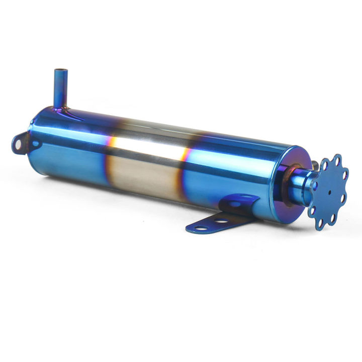 Burnt Radiator Universal Radiator Coolant Cooling Burnt Blue Aluminum Catch Tank ...