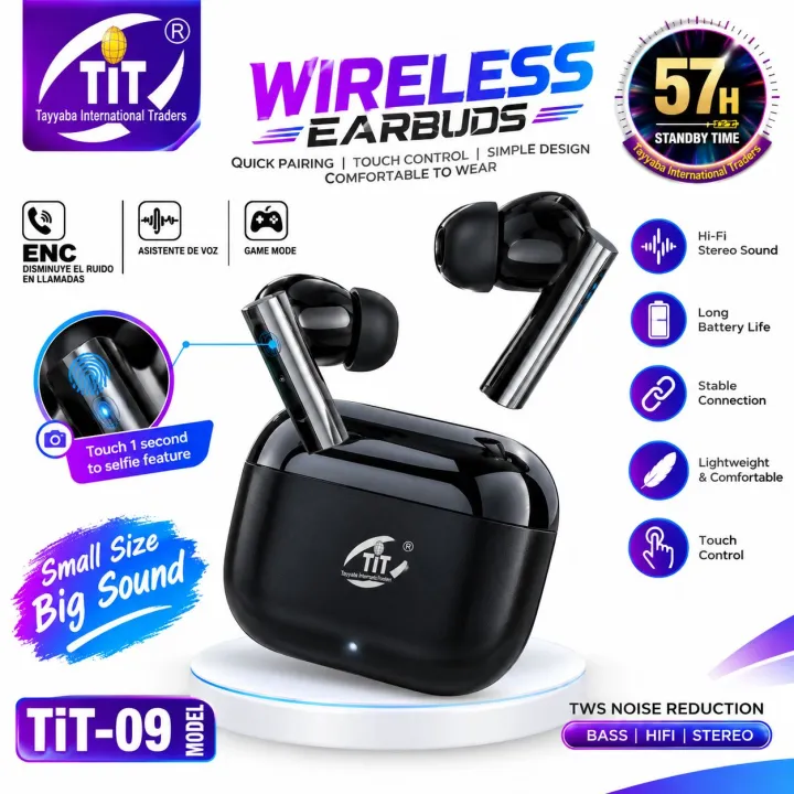 TIT-09%20Wireless%20Bluetooth%20Earbuds%20%7C%20Touch%20Control,%20Deep%20Bass,%20ENC%20Noise%20Reduction,%20Gaming%20Mode,%20Charging%20Case%20&%20Type-C%20Charging%20-%20Image%204