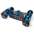 Tamiya Sakura TT02 TT01 V2 1:10 4WD RC Car Carbon Fiber Frame Al Alloy DIY Model Remote Control Drift Racing Upgrade Parts KIT.