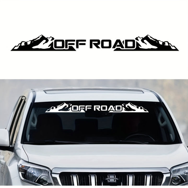 Windshield Banner Decal Back Window Sticker Fits Waterproof Off-road ...