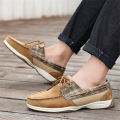 Men's Plus Size Luxury Boat Loafers - Premium PU Upper, Breathable Lining, Soft Insoles, Anti-Slip Sole, Lightweight & Comfortab. 