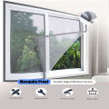 Summer, simple, grey, mosquito net with multiple sizes to choose from, adhesive 2cm tape, window screen, curtain mosquito net.