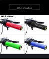 RISK Bicycle Handlebar Grip Soft Silicone Mountain Bike Grip Lightweight MTB Grips Dust-proof Bike Handle with Bar End Plug. 