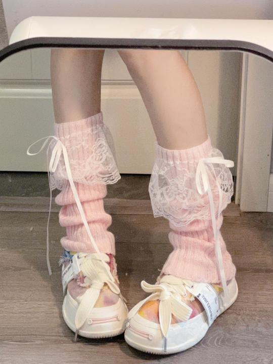 Autumn%20and%20Winter%20Ribbon%20Lolita%20Knee%20Warmers%20Long%20Socks%20JK%20Knitted%20Leg%20Warmers%202025%20New%20Woman%20Leg%20Warmers%20-%20Image%207