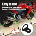 10/20Pcs Stainless Steel D Shape Pull Hook Tie Down Anchor Ring for Truck Trailer RV Boat Cargo Accessories. 