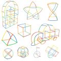 Straw Constructor Toys Building Blocks Toys Straws and Connectors Building Sets Motor Skills Engineering Educational Toy.