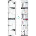 12 Pockets Over Door Shoe Organizer Hanging Shoe Organizer For Shoes Sneakers Tools Toys Storage Hanging Organizer Mesh Pockets.