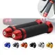 1 Pair 7/8'' Anti-Slip Motorcycle grips hand Handlebar Bar Grips Bicycle Rubber Mountain Cycle Handle Handlebar Bar Grips. 