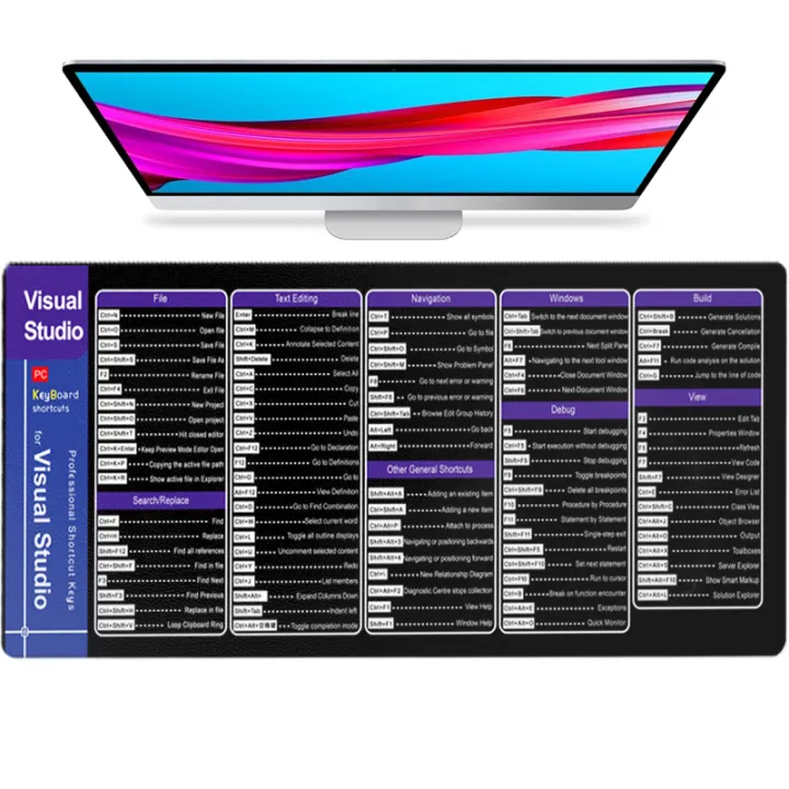 EXCO%20Programing%20Leather%20Mouse%20Pad%20for%20Visual%20Studio%20Large%20Shortcuts%20Cheat%20Sheet%20Mousepad%20Python%20Java%20C++%20Web%20Engineer%20Desk%20Mat%20-%20Image%202