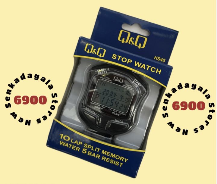 Q&Q 10 LAP SPLIT MEMORY STOP WATCH