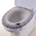 Warm Toilet Seat Cover Comfortable Thick Knitted O-shaped Universal Bathroom Washable Toilet Cushion Closestool Mat Pad Cover. 