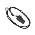 High Quality Black Whistle Referee Game Halter Whistle Outdoor Travel Hiking Whistle Suitable for Basketball Volleyball Games.