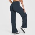 High Waisted Straight Leg Yoga Pants for Women, Naked Feeling Butt Lifting Loose Fit Workout Trousers, Slimming Gym Pants.