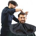 Professional Barber Cloak Foldable Umbrella Hair Cutting Cape Waterproof Haircutting Apron Home Hairdressing DIY Tools. 