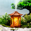 New small pavilion humidifier night light home Chinese style, home office humidifier USB portable water supplement car.