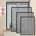 Customizable Size Mosquito Screen Anti-Insect Reusable Mosquito Nets Self-adhesive Black Anti-mosquito Window Screen for windows. 