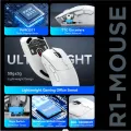 Attack Shark R1 1000Hz Bluetooth Mouse,18000dpi,PAW3311,Tri-mode Connection, Macro Gaming Mouse. 
