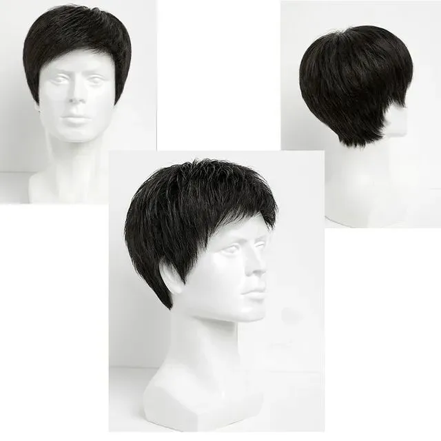100%25%20Human%20Hair%20Mens%20Hair%20Wig/%20Hair%20Wig/%20Gents%20Hair%20Wig%20-%20Image%202