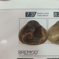 Bremod Hair Color Cream 7.37 Medium Gold Green Blond 100ml. 