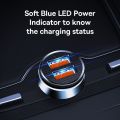 Baseus 30W USB Car Charger Quick Charge 4.0 3.0 FCP SCP USB PD For  iPhone 12 13 14 Pro Fast Charging Car Phone Charger. 