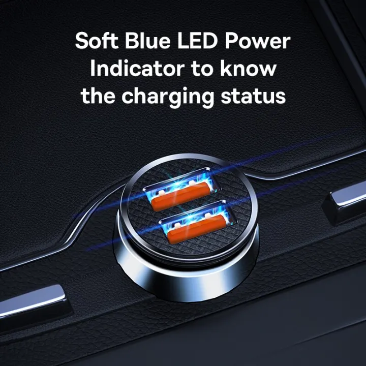 Baseus%2030W%20USB%20Car%20Charger%20Quick%20Charge%204.0%203.0%20FCP%20SCP%20USB%20PD%20For%20%20iPhone%2012%2013%2014%20Pro%20Fast%20Charging%20Car%20Phone%20Charger%20-%20Image%205