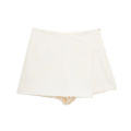 MUJER 2025 Asymmetric Skort For Women Black High Waist Mini Skirt Shorts Women Casual Bermuda Shorts Woman Summer Skirt Shorts. 