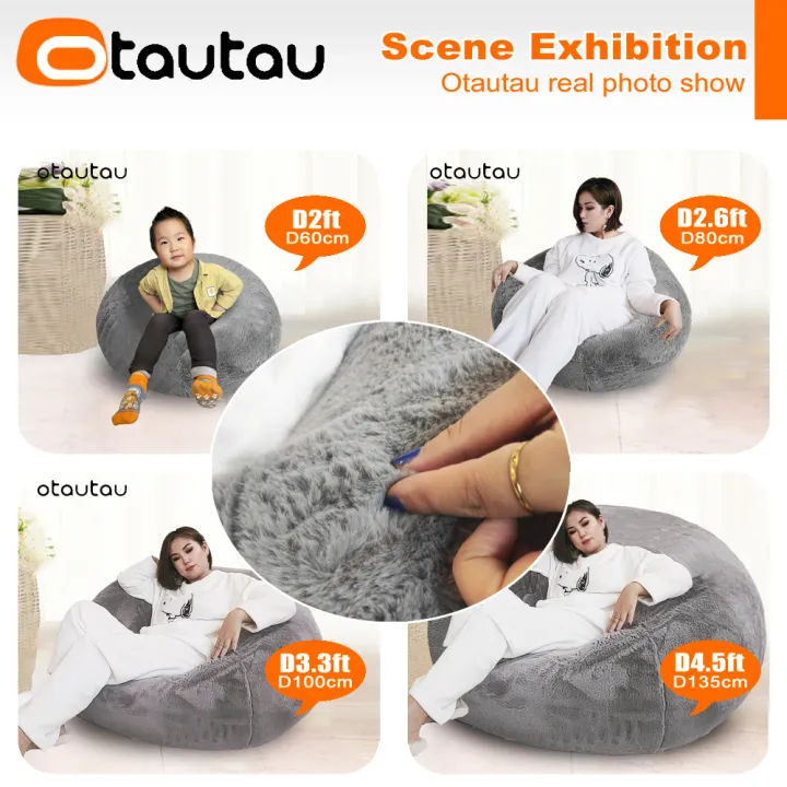 OTAUTAU%20Adults%20Children%20Fluffy%20Faux%20Fur%20Bean%20Bag%20Pouf%20Cover%20Without%20Filler%20Beanbag%20Puff%20Salon%20Ottoman%20Corner%20Seat%20Sac%20DD003%20-%20Image%205