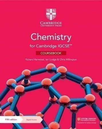 Cambridge IGCSE Chemistry Coursebook 5th Edition

Author(s): Richard Harwood, Ian Lodge, Chris Millington