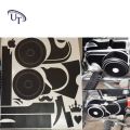 Engine Sticker Kit Matt Black 19 Pcs Sticker Kit Waterproof With Size Vinyl Cut Stickers For All 70cc Motorycles. 