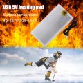 5/10/20pcs 5V USB Electric Heating Pads Warmer Element Film Heater Pads Warm Feet Knee Warmers Heat For Vest Jacket Shoes Socks. 