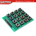 5PCS 8pin 4*4 4x4 Matrix 16 Keys Button Keypad Keyboard Breadboard Module MCU for arduino Diy Kit. 