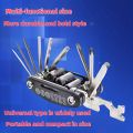 Folding Pocket Tools,Versatile Screwdriver,a Multifunctional Hex Key Wrench Set. Household Repair Tools And Bicycle Maintenance. 