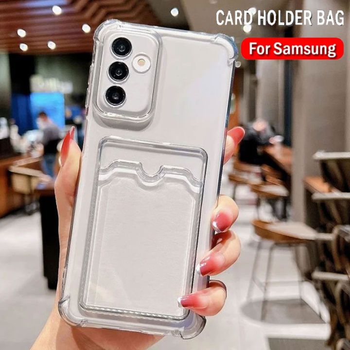 Card Holder Wallet Bag For Samsung Galaxy A25 Case Samsung Galaxy A14 A24 A34 A54 A15 A25 A35 A55 Cover Clear Case