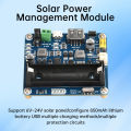 6V 24V Solar Panel Power Management Module Solar Charging Support MPPT 850mAh Lithium Battery Suitable Arduino Jetson Aspberry. 