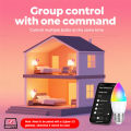 Tuya Zigbee 3.0 Smart Candle Light E27 B22 Lamps RGBCW Works With Alexa Echo Plus  Home Assistant APP Voice Control 2MQTT. 