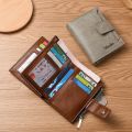Men's Korean version wallet, short, personalized, student multi slot wallet, 30% off, youth vertical multifunctional wallet. 