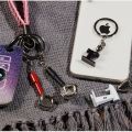 Coffee Supplies Keychain Mini Tamper Keychain Portable Fashionable Zinc Alloy Coffee Keychain Decoration  for Coffee Lovers. 