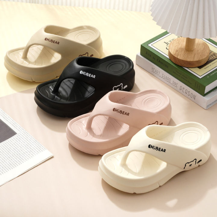 Flip-flops%20Female%20Summer%20Thick%20Bottom%20Non-slip%20Wear%20Sandals%20EVA%20Home%20Slippers%20Fashion%20Slippers%20-%20Image%205