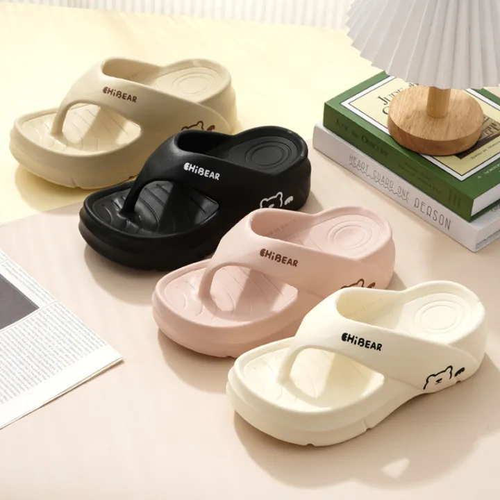 Flip-flops%20Female%20Summer%20Thick%20Bottom%20Non-slip%20Wear%20Sandals%20EVA%20Home%20Slippers%20Fashion%20Slippers%20-%20Image%205