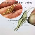 5/10/20pcs Goture Shrimp Lures Soft Shrimp Fishing Lures For Freshwater Saltwater Luminous Shrimp Bait Set With Sharp Hook Bead. 