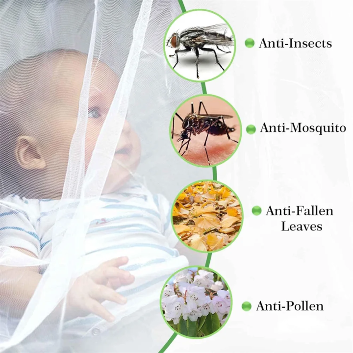 Mosquito%20Net%20For%20Stroller%20Portable%20Mini%20Crib%20Bug%20Net%20Washable%20Fine%20Mesh%20Cover%20with%20Elastic%20Edge%20for%20Stroller%20Bassinet%20-%20Image%204
