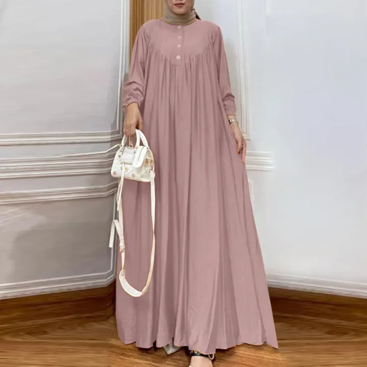 Women%20Autumn%20Muslim%20Long%20Dress%20Abaya%20Long%20Sleeve%20Hijab%20Vestidos%20Islamic%20Robe%20Femme%20ZANZEA%20Vintage%20Ramadan%20Maxi%20Sundress%20Kaftan%20-%20Image%207